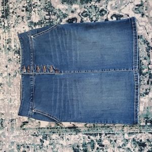 PRANA, 4, Stretch Jean Skirt